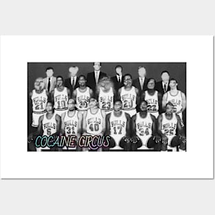 Cocaine Circus Team Photo White Posters and Art